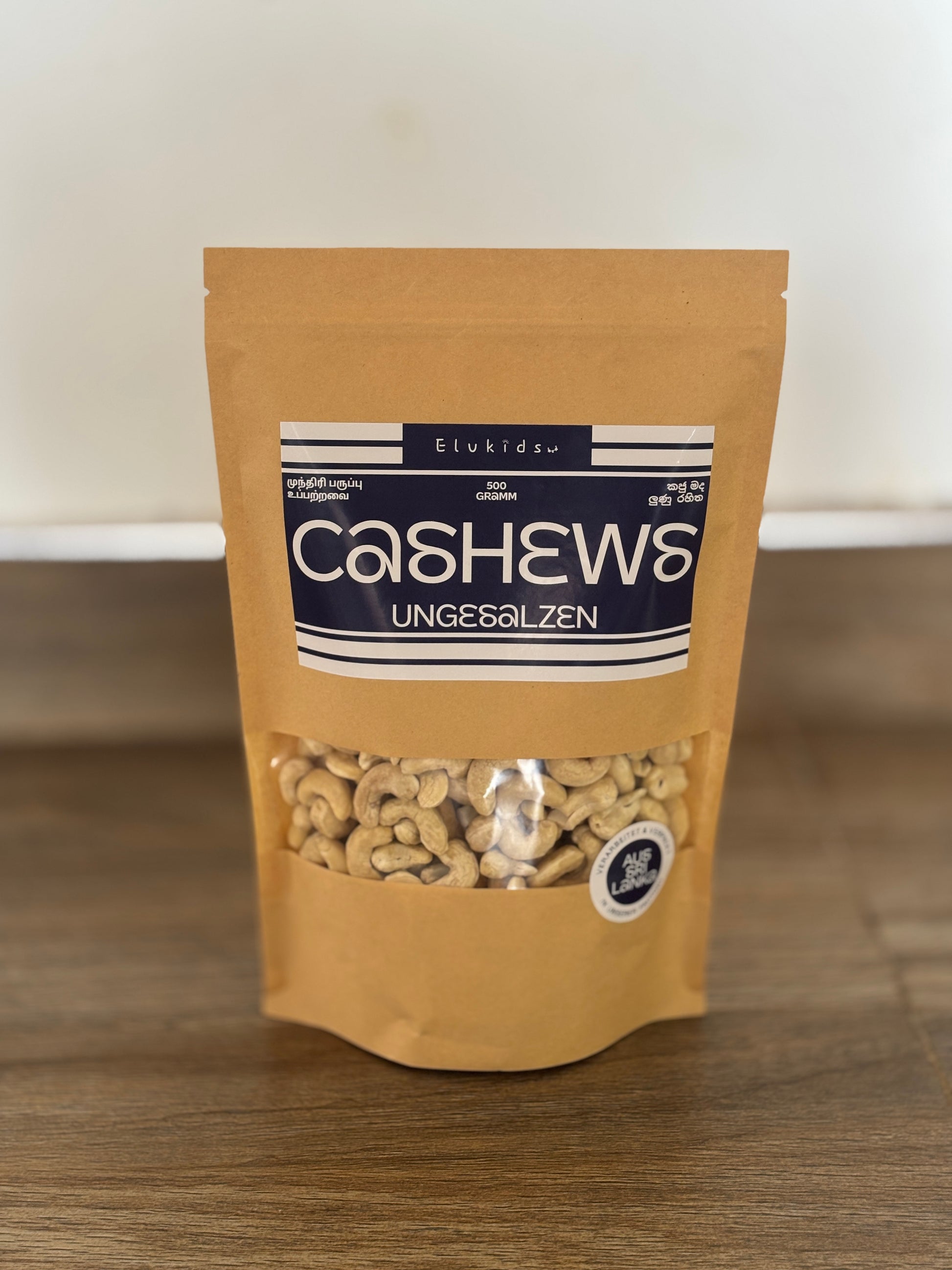 Elukids Cashews ungesalzen