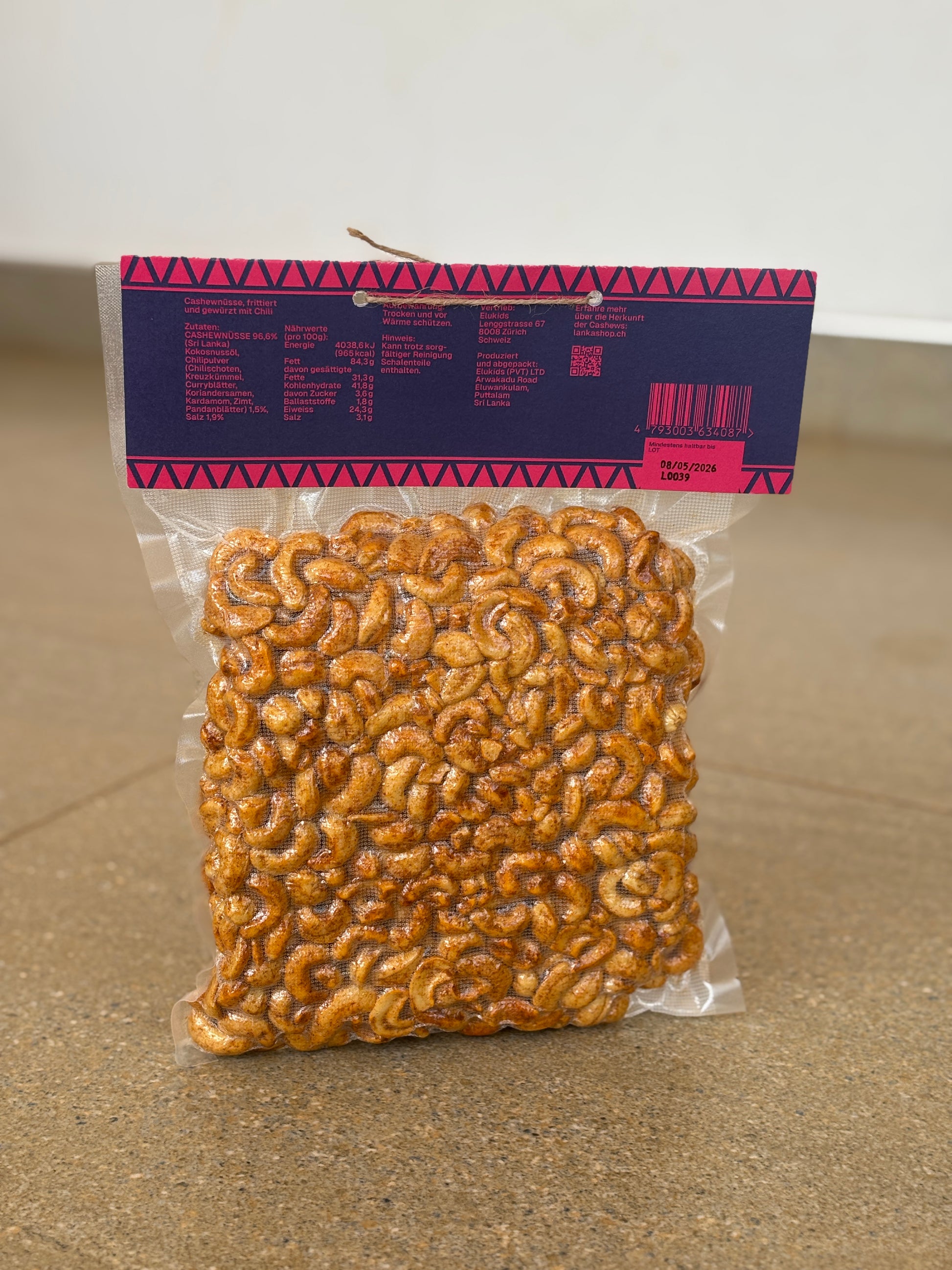 Elukids Cashews Chili 1kg