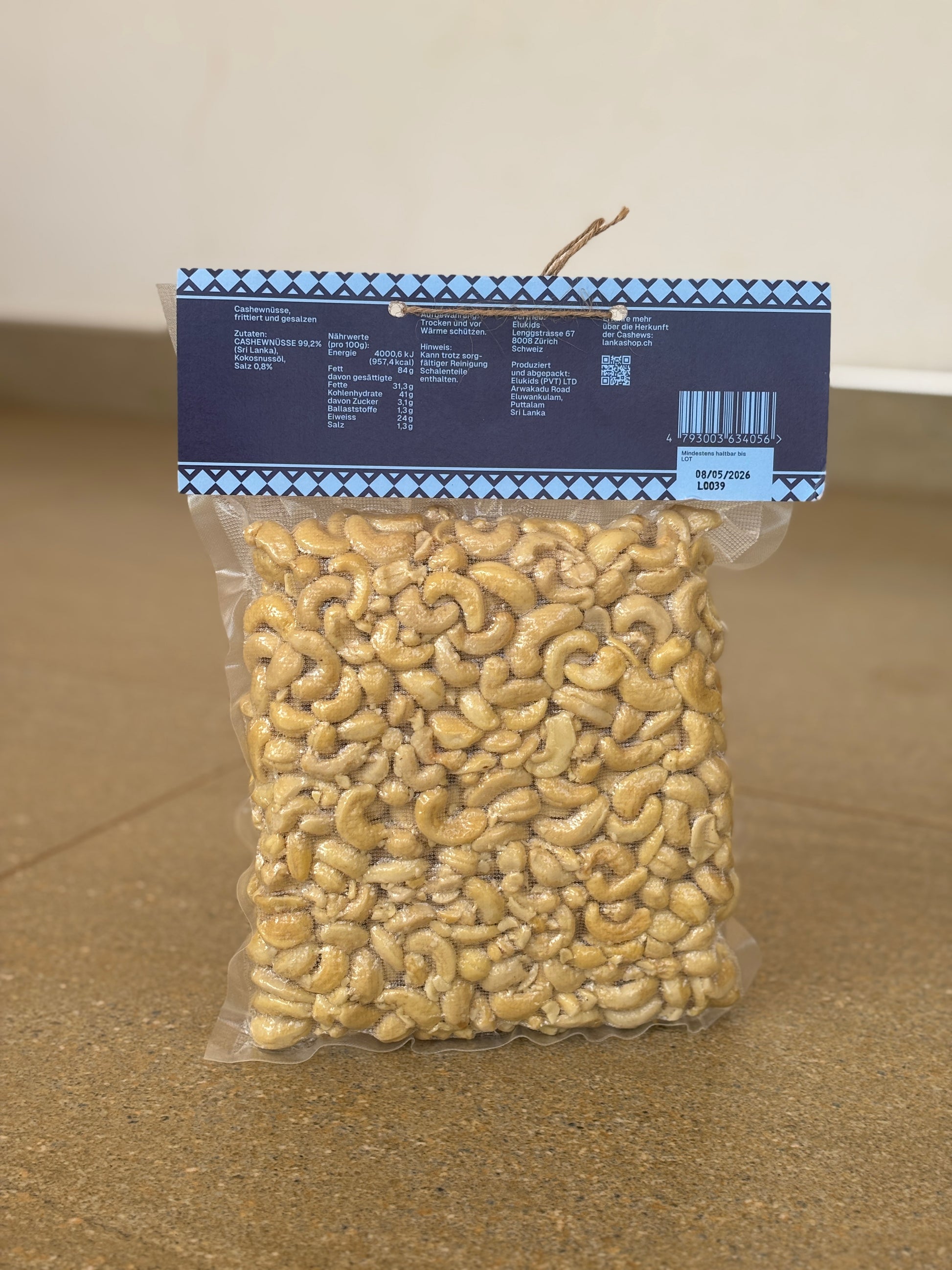 Elukids Cashews gesalzen 1kg