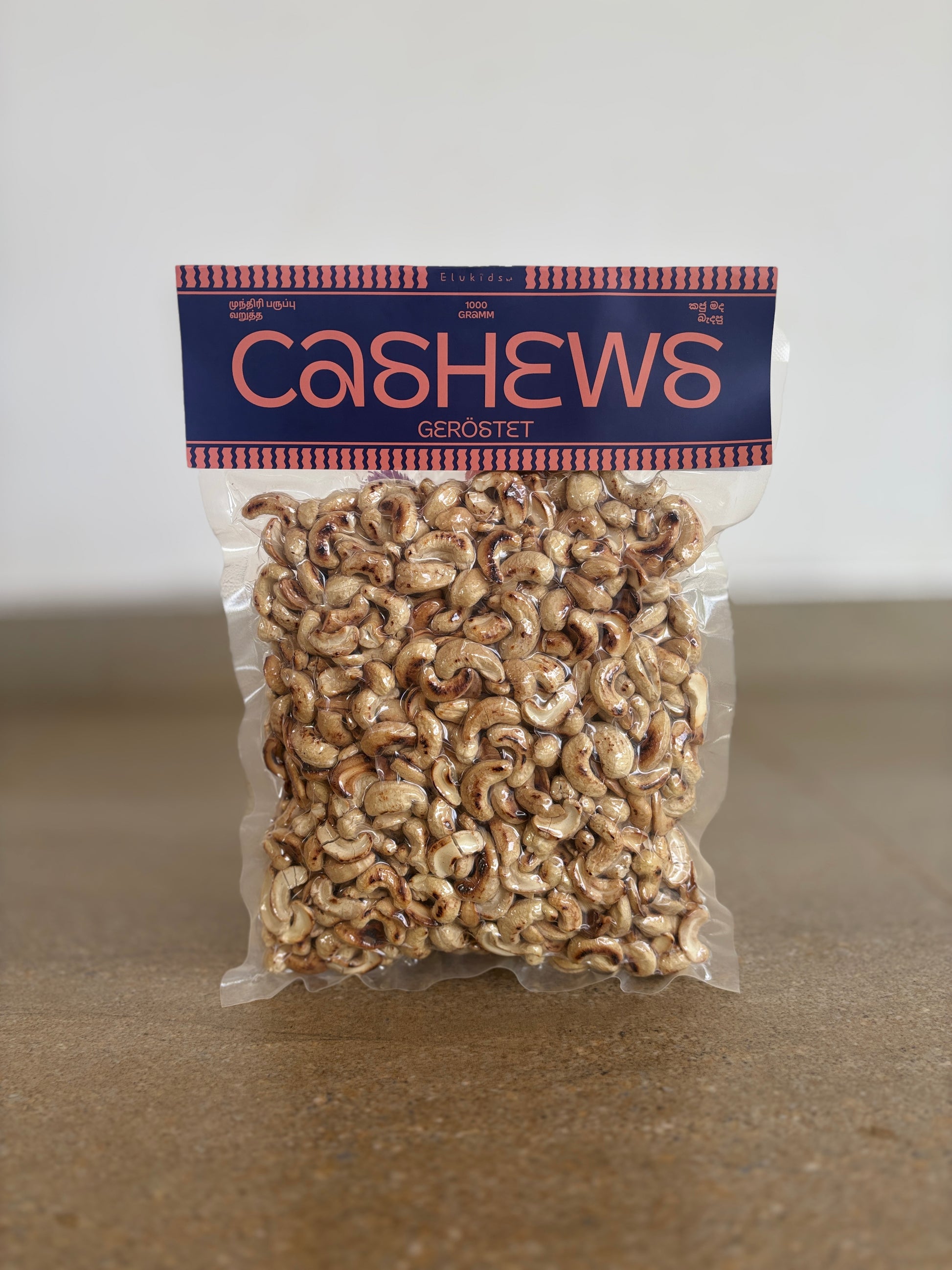Elukids Cashews geröstet 1kg